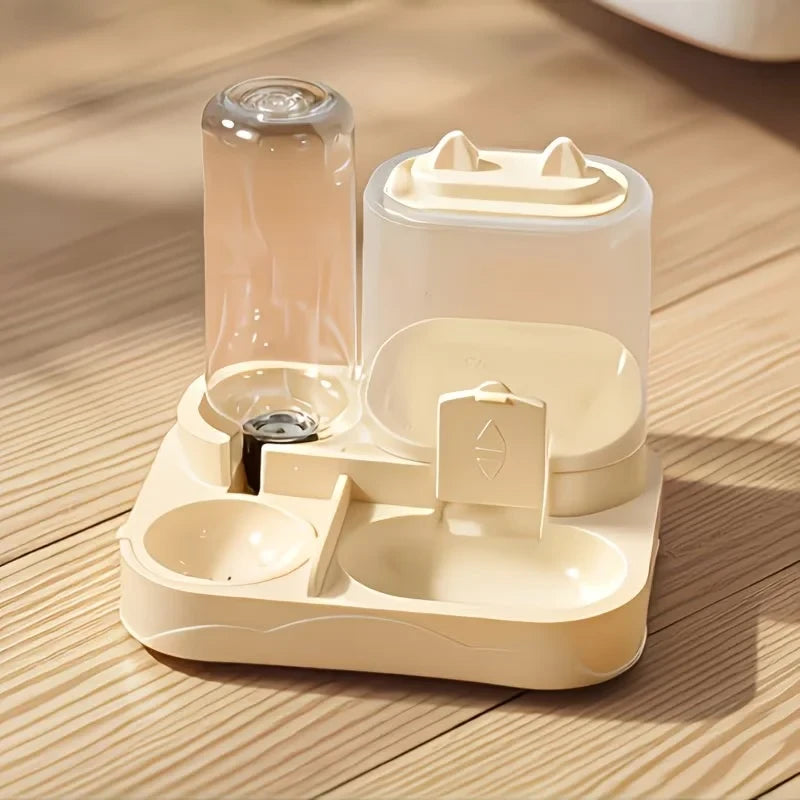 Dual Pet Food and Water Station
