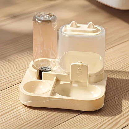Dual Pet Food and Water Station