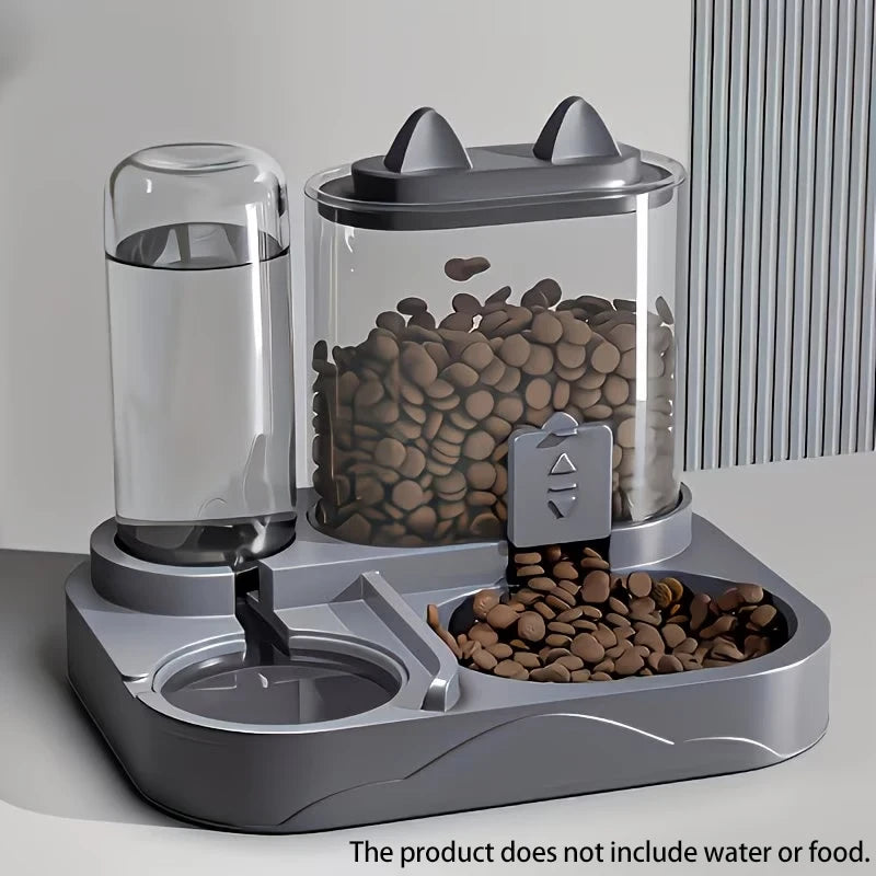 Dual Pet Food and Water Station
