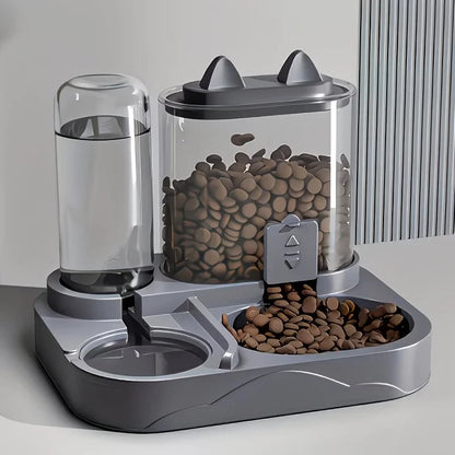 Dual Pet Food and Water Station
