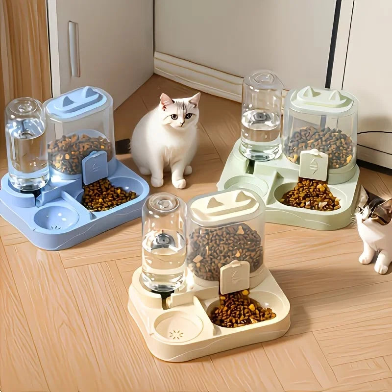 Dual Pet Food and Water Station