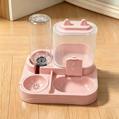Dual Pet Food and Water Station