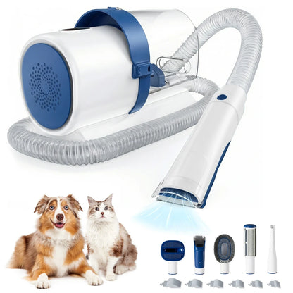 2 in 1 Pet Hair Furniture Vacuum and Professional Pet Grooming Kit