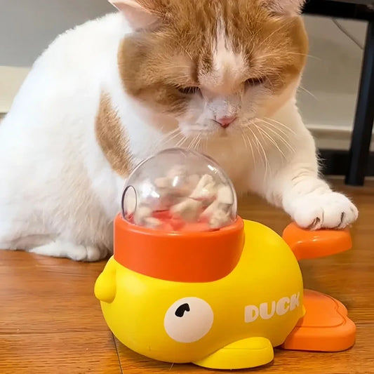 Interactive Pet Treat Dispenser for Cats and Dogs