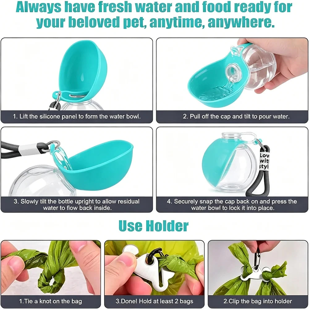 Portable Leak-Proof Pet Hydration System